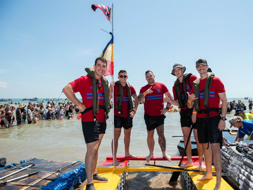 Darwin Beer Can Regatta at Mindil Beach, 2024. Picture: Pema Tamang Pakhrin