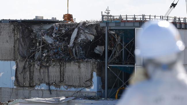 The No 3 reactor building at the Fukushima Daiichi nuclear power plant in northeastern Japan. Picture: AFP