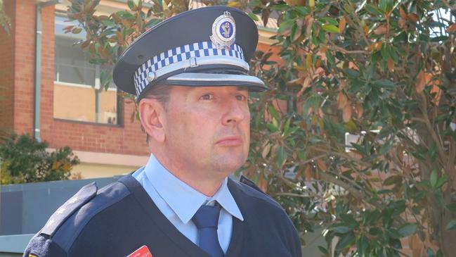 Wagga Police Inspector John Aichinger. Picture: Toby Vue