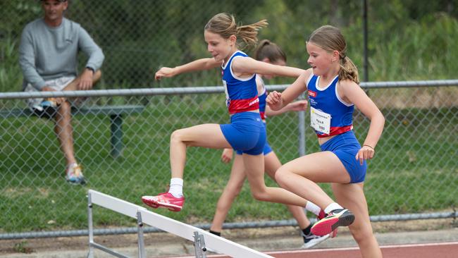 Little Athletics competitors compete in Geelong earlier this year. The state titles will still be held, despite the heat, featuring athletes from Geelong. Picture: Brad Fleet