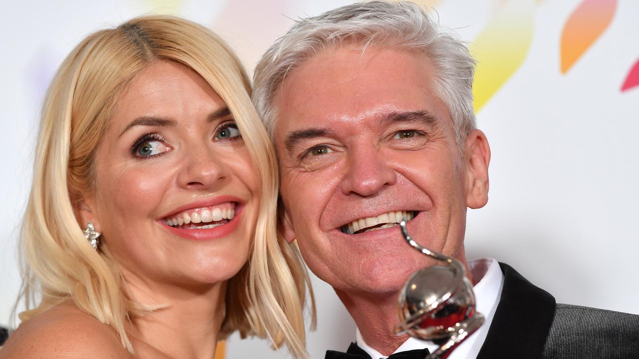 Phil and Holly were an award-winning TV duo for years – now they don’t speak. Picture: Gareth Cattermole/Getty