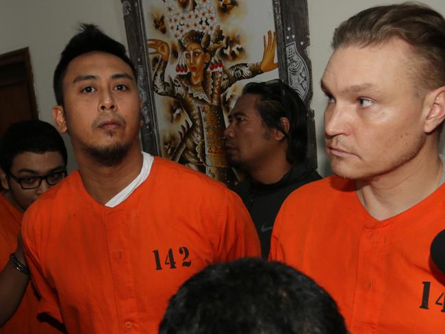 William Cabantog and David Van Iersel both say they are drug addicts. Picture: Lukman S. Bintoro