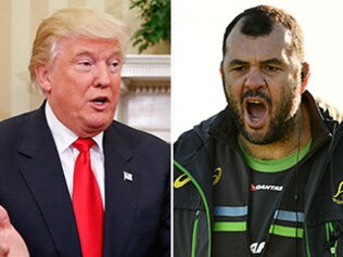 Trump and Cheika.