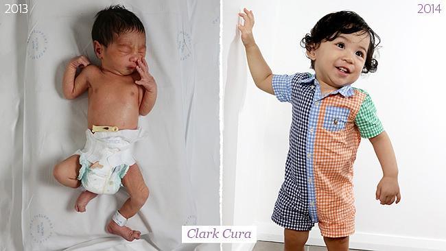 Clark Cura Mother Marris Cura: He’s a very happy kid and very active, way too active actu