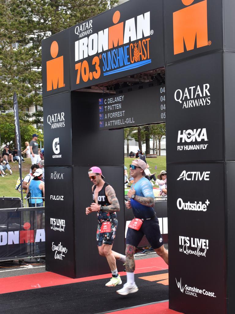 Sunshine Coast Ironman 70.3 at Mooloolaba 2022.