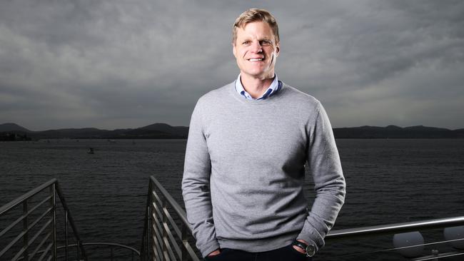 Former St Kilda captain and proud Tasmanian Nick Riewoldt has teamed with George Bailey and Tim Paine in securing the Tasmanian rights to start up Body Fit Training. Picture: Zak Simmonds