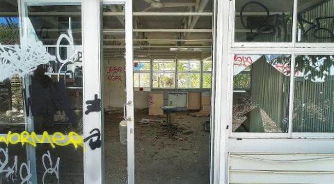 Abandoned Ipswich school vandalised