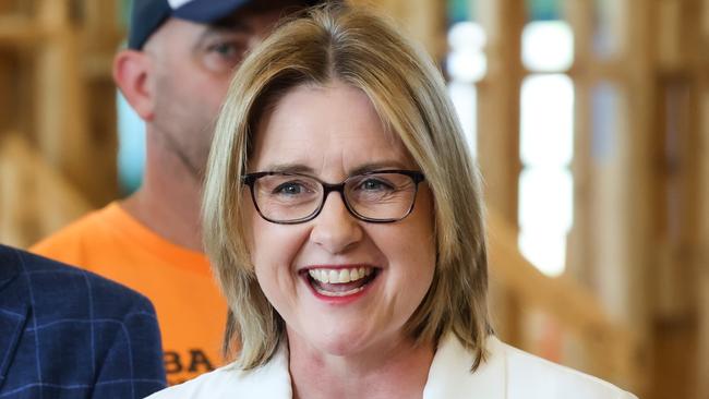 Victorian Premier Jacinta Allan is facing down what could be a disastrous budget in May. Picture: Ian Currie