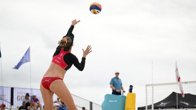 Uncertainty surrounds the future of the Beach Volleyball World Championships planned for Adelaide next year. Photo by Matt Roberts/Getty Images.