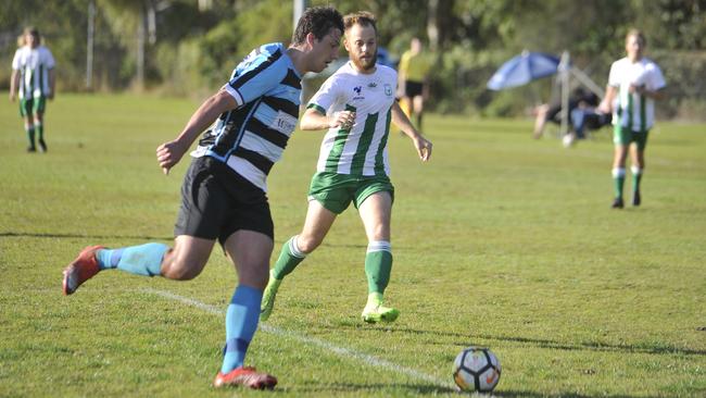 North Coast Football action from the round 7 Coastal Premier League clash between Sawtell Scorpions and Taree Wildcats at Toormina Oval on Saturday, August 8, 2020. Photo: Mitchell Keenan