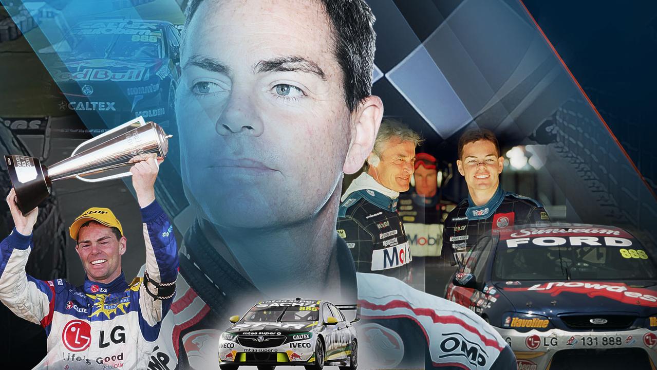 Craig Lowndes drops the chequered flag on his full-time racing career.