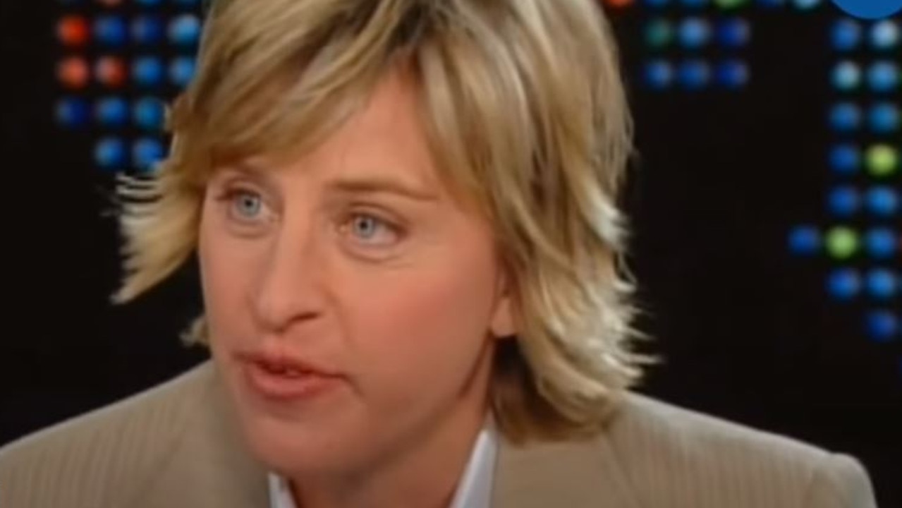 Ellen’s infamous appearance on The Larry King show, 2004.
