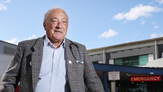 Pictured outside Campbelltown Hospital is Macarthur federal Labor MP Dr Mike Freelander who has hit out over a lack of funding for health services in South West Sydney, telling a NSW Parliamentary inquiry the local health district was in dire need of funding. Picture: Richard Dobson