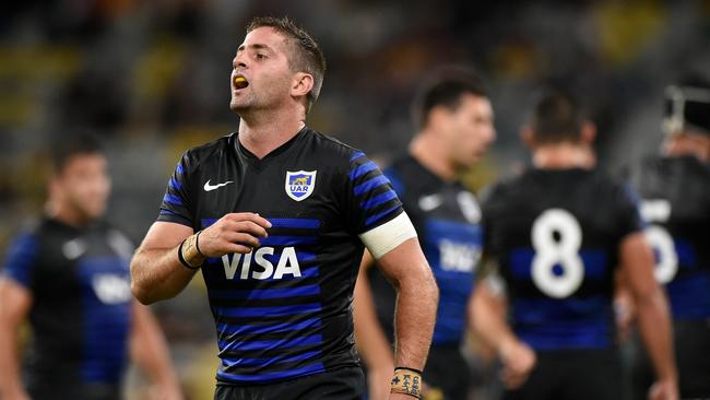 Santiago Cordero in action for Argentina against the Wallabies. Picture: Matt Roberts / Getty Images