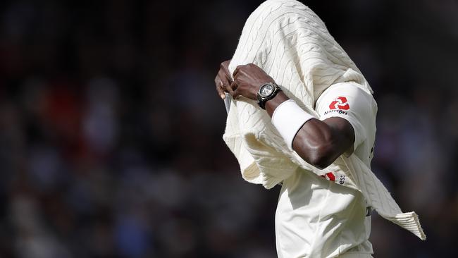 Jofra Archer is learning there’s no hiding place in Test cricket.