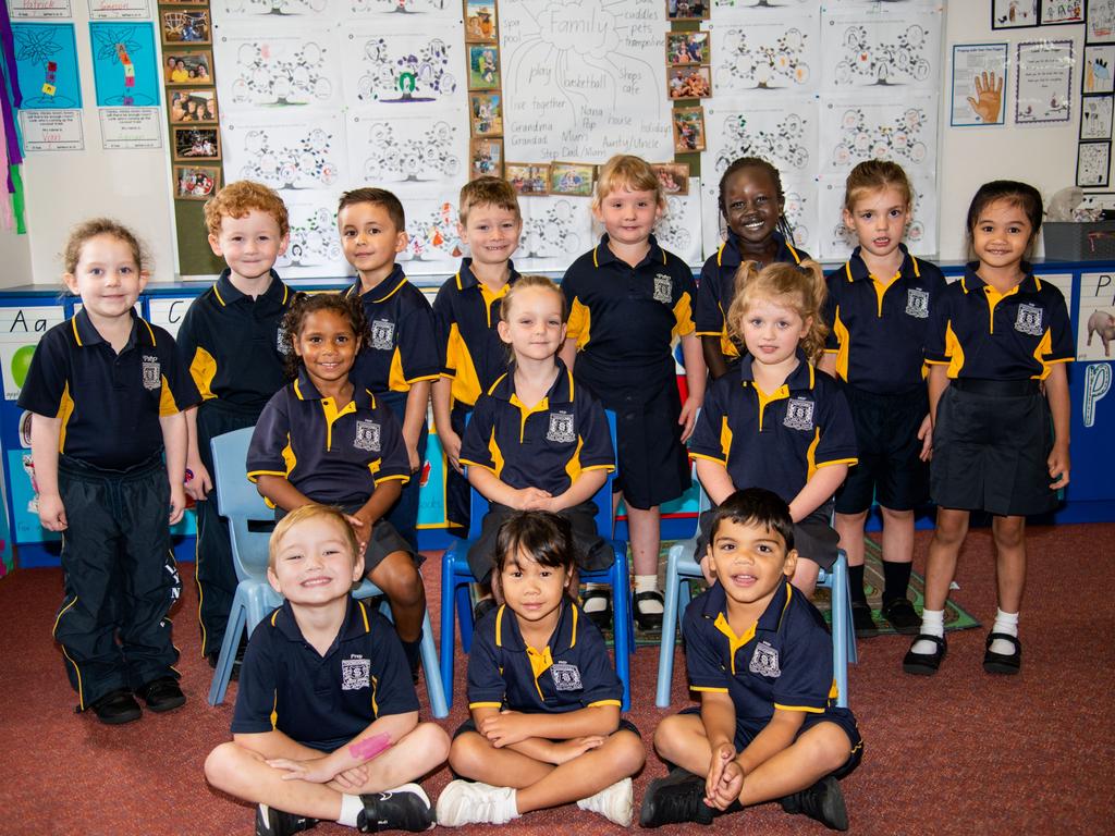 My First Year 2022: Holy Name Primary School. Prep M. Back row; Violet, Patrick, Abel, Vance, Davina, Yar, Ella, Nirvana. Middle row; Grayson, Ivy, Lydia. Front; Van, Mia, Julyus. Absent: Class teacher, Mrs Sarah McAllister and teacher aide, Mrs Katie Kelly. Hutchence, Lucas, Indi, Ryah, Adrian, Mofed. Picture: Bev Lacey