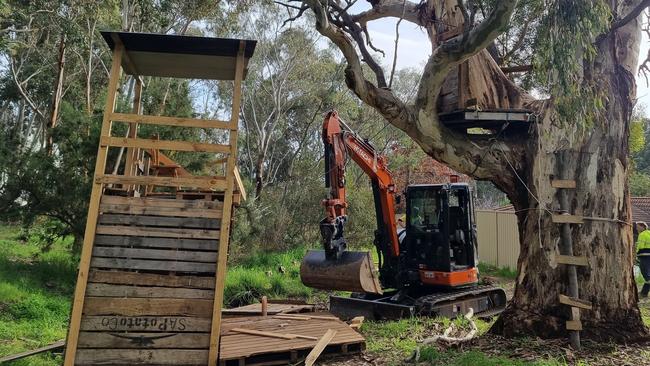 Mt Barker cubby house is being removed by the council . Picture:  Supplied