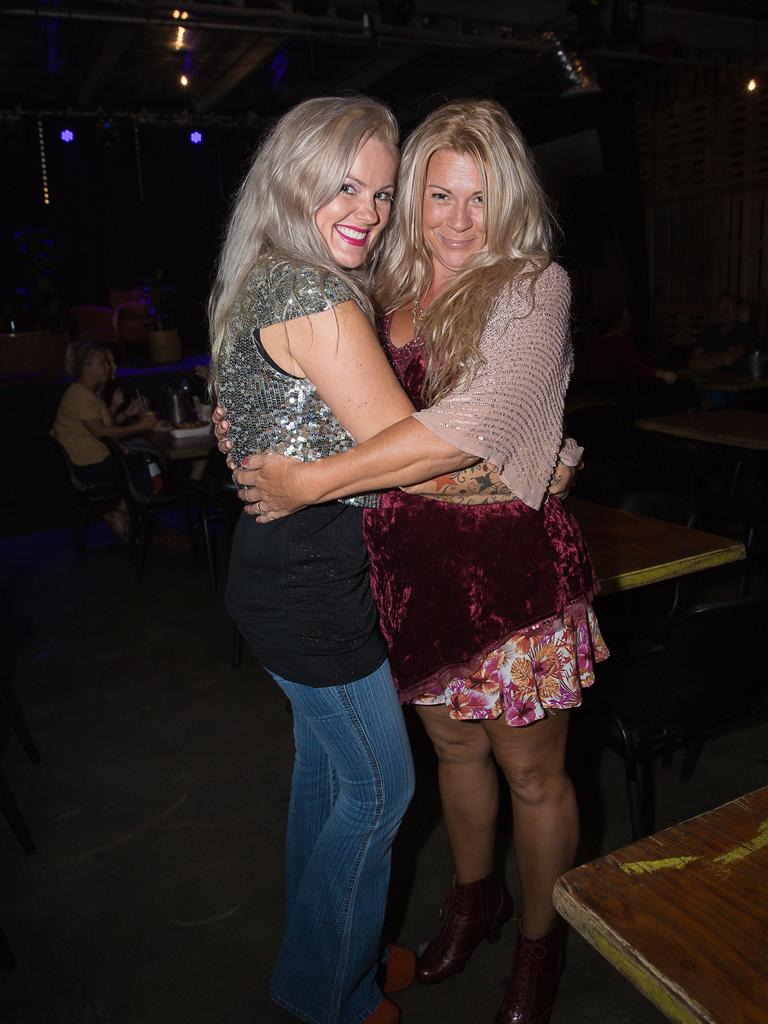 Lisa Hunter and Amanda Peck at Drag Queen Bingo in Miami Marketta. Picture: Andrew Meadowcroft