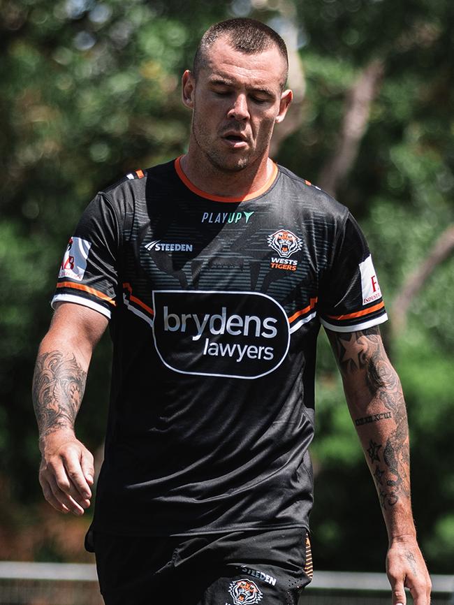 Klemmer is poised to lead a revamped forward pack in 2023. Pictures: Wests Tigers