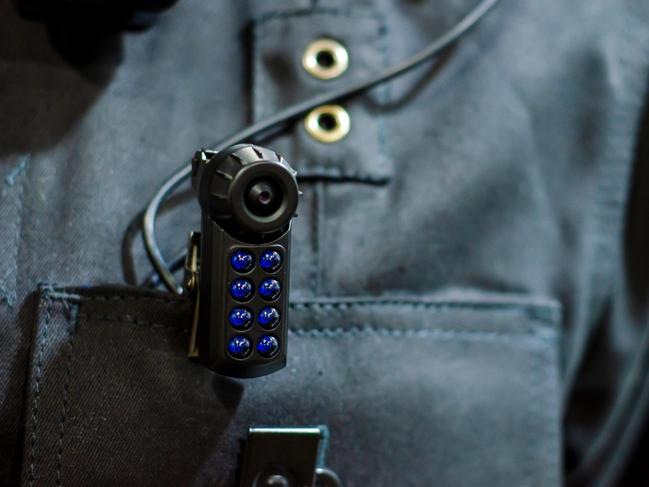 Close-up of police body camera  - picture istock