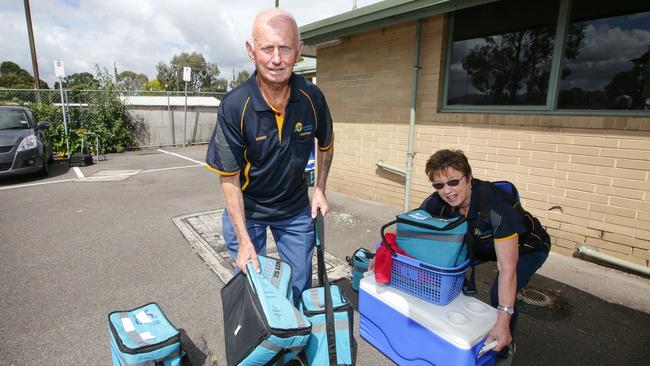 Croydon's Meals on Wheels volunteers Barry Beachley and Sandra Ballingall face relocation to Ringwood. Picture: Andrew Tauber.