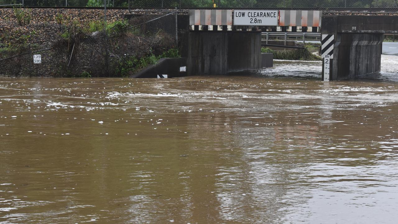 Result of the heavy rainfall in Pomona overnight. Picture: Eddie Franklin