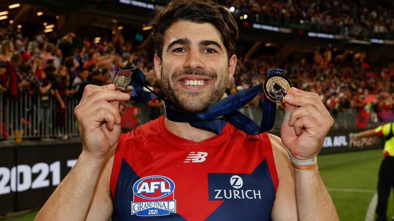 AFL grand final Christian Petracca wins Norm Smith Medal, Max Gawn set