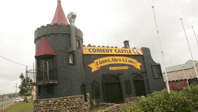 The castle shortly before it was demolished. Picture: Donna Cosford