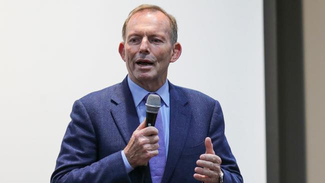 Former prime minister Tony Abbott: ‘The climate cult will eventually be discredited; I just hope we don’t have to endure energy catas­trophe, before that happens’. Picture: Getty Images