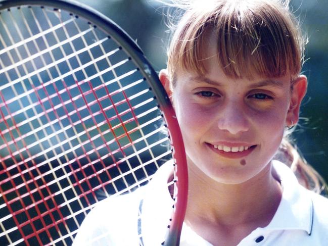 Scene from the documentary Unbreakable: The Jelena Dokic Story.