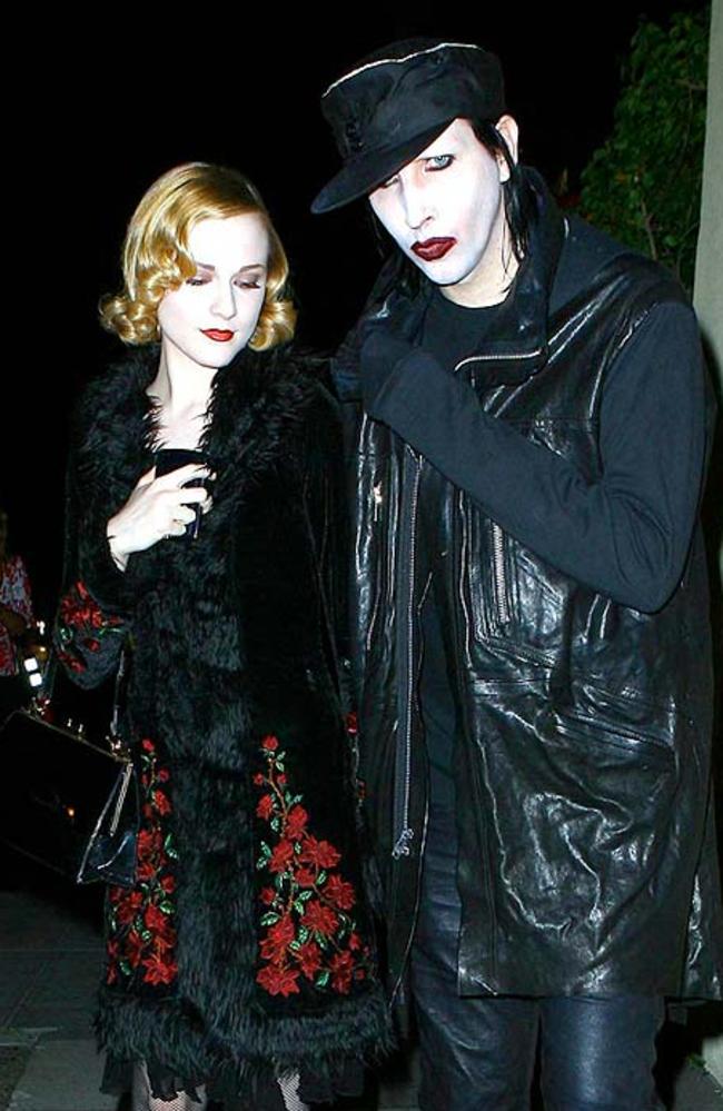 Evan Rachel Wood was just 18 when she started dating Manson. Picture: Supplied