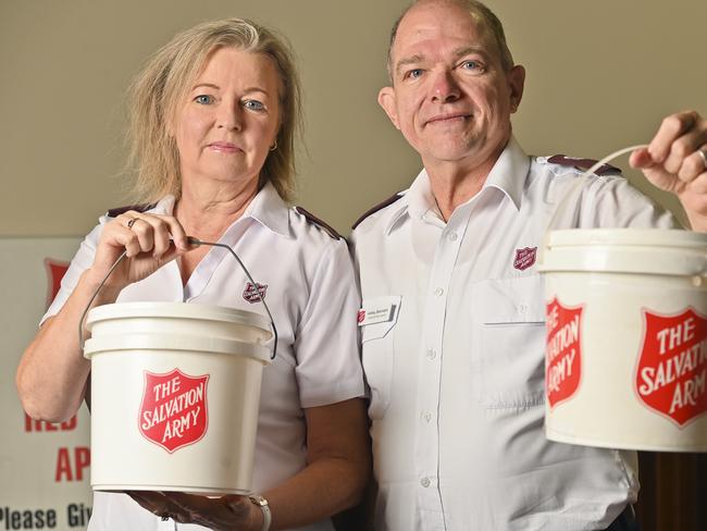 Salvation Army officers Rita and Ashley Biermann. Picture: Cordell Richardson