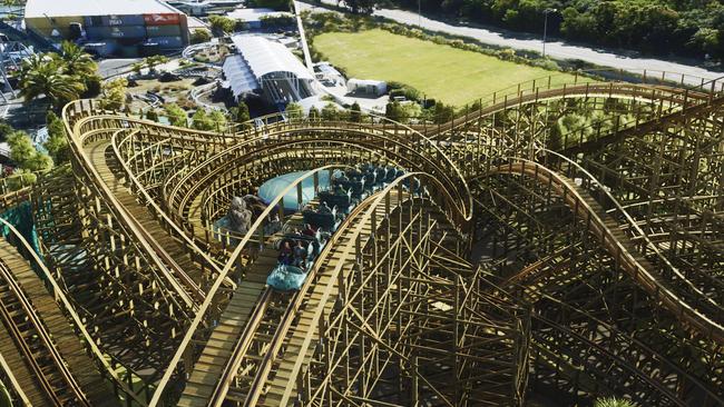 The Levithan roller coast at Sea World. Picture: Supplied