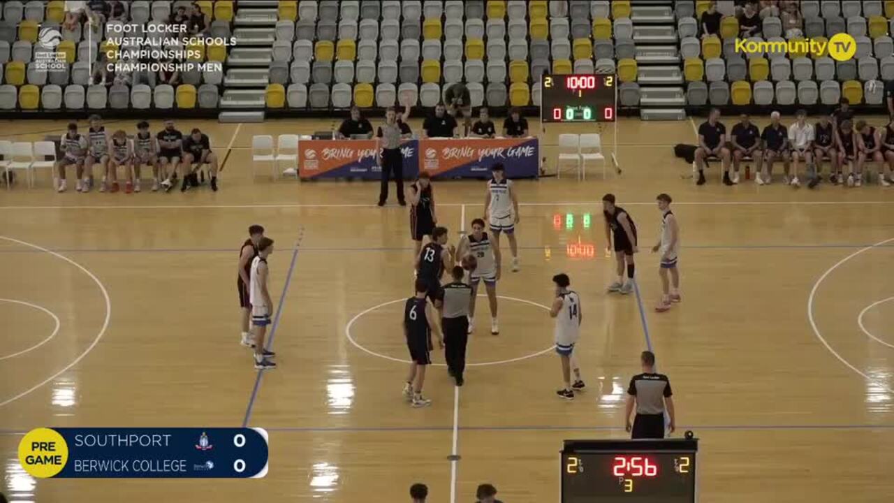 Replay: The Southport School v Berwick College (Men Champ) - 2024 Basketball Australia Schools Championships Day 3