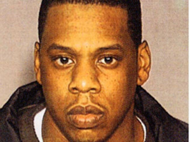 Rap mogul Jay-Z after his arrest in 1999 over the stabbing of a record executive at a Manhattan nightclub. Picture: Getty Images