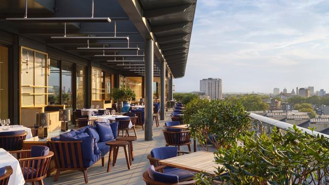 Brookland's Terrace overlooks London's skyline.