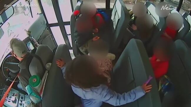 649px x 365px - School bus driver in Colorado intentionally slams brakes to teach kids a  lesson | Video | news.com.au â€” Australia's leading news site