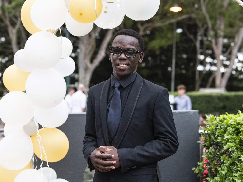 Mazin Eisa at Centenary Heights State High School formal at Picnic Point Friday, November 15, 2024. Picture: Kevin Farmer