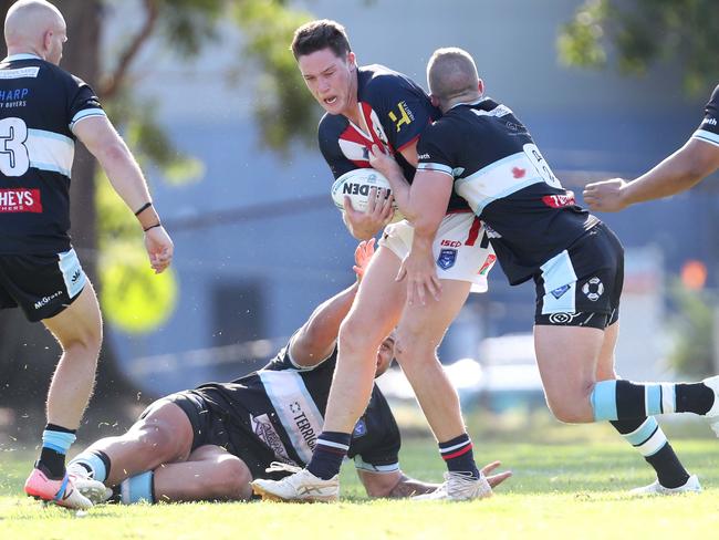 ErinaÃs Nathan Dwyer Rugby League Central Coast First Grade round one. Erina Eagles vs Terrigal Sharks at Erina Oval, 13 April 2024.pic Sue Graham