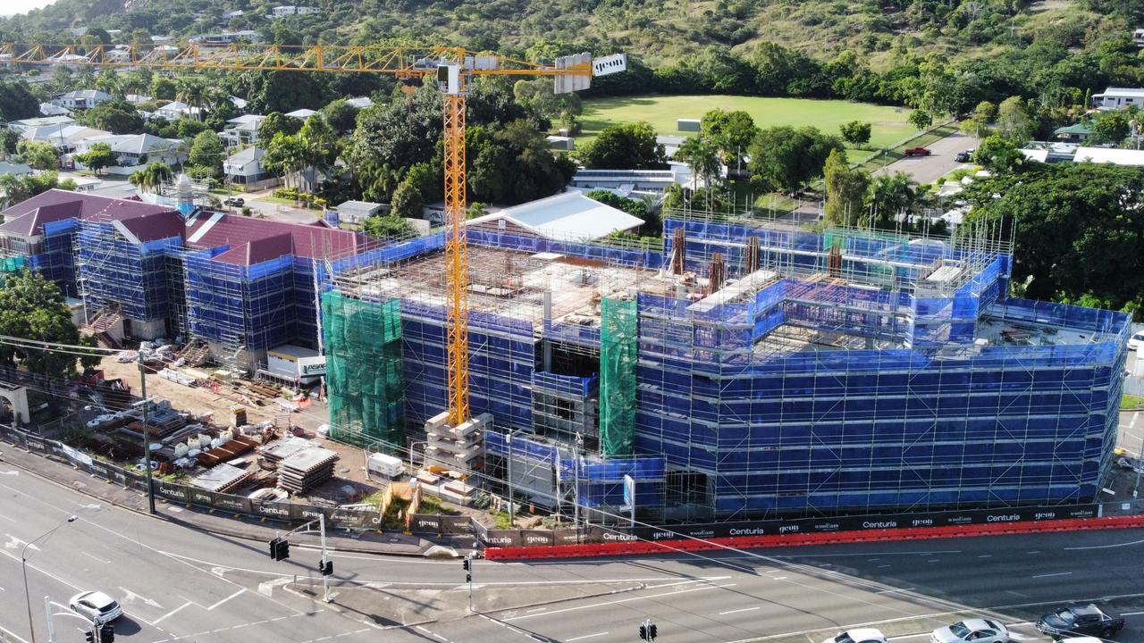 Construction is progressing on the Weststate Private Hospital. Picture: Centuria.