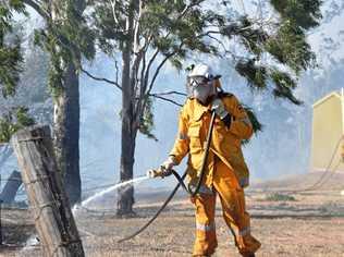 Firefighters are investigating. Picture: ALI KUCHEL