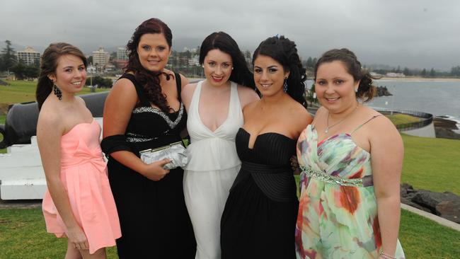 St Patrick’s College, Campbelltown year 12 students celebrating their formal in Wollongong in 2012.