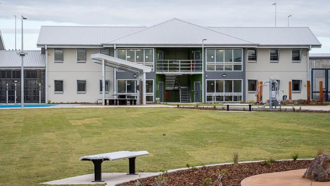 A prisoner has scaled the roof of Ravenhall Correctional Centre. Picture: Jake Nowakowski