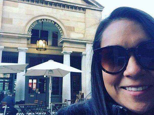 Green poses out the front of Covent Garden Market. Picture: Instagram