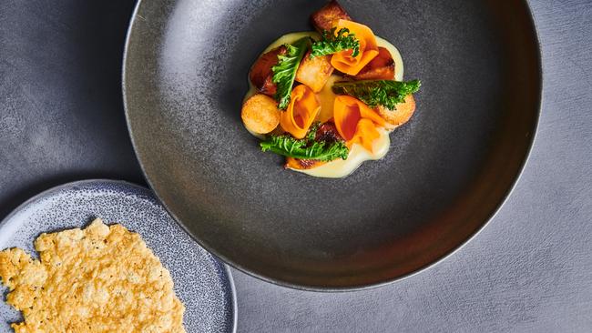 Fine dining-style menu: A dish from Spicers Clovelly restaurant The Long Apron.