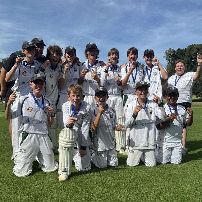 Bell Park win the U15 boys (Douglas) division 3 GCA two-day final. Picture: Bell Park CC