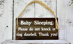 <b>'BUGGER OFF' SIGN.</b> This is a must for any new-baby-home's front door. STOP that pesky postman dinging the bell. Arrest that door-to-door canvasser in their tracks.  If you take a peek on Etsy you'll find some baby specific 'do not disturb' signs that extremely excellent and hilarious.
