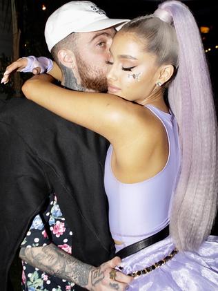 Ariana Grande and ex- boyfriend Mac Miller during Coachella 2018. Picture: @arianagrande/Instagram