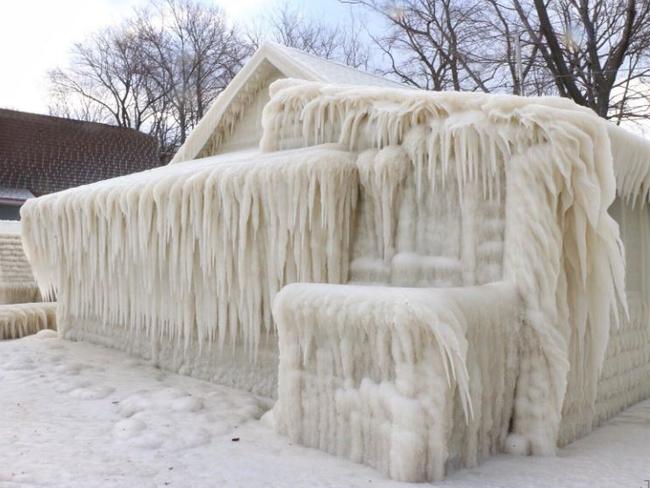 Ice House - Lake Ontario in Webster, New York shot by photographer John Kucko. Picture: John Kucko Digital