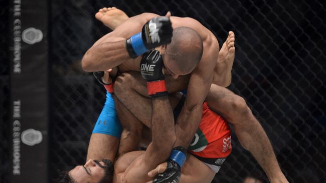 Asia’s One Championship has grown from a company with just three full-time employees in 2011 to now boasting 175 part time and full time workers. Picture: AFP